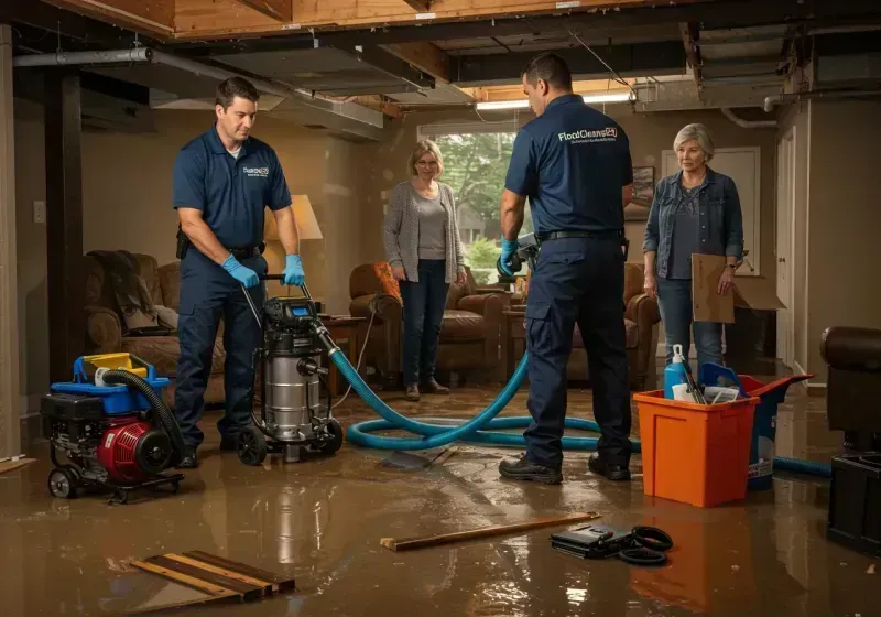 Basement Water Extraction and Removal Techniques process in Dyersville, IA